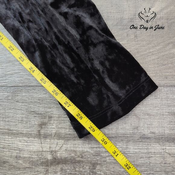 Cha Cha Vente Velour Pull On Ankle Pants Size 1X - Picture 5 of 6